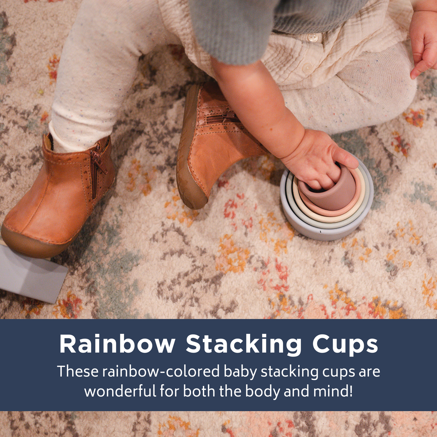Rainbow Stacking Cups