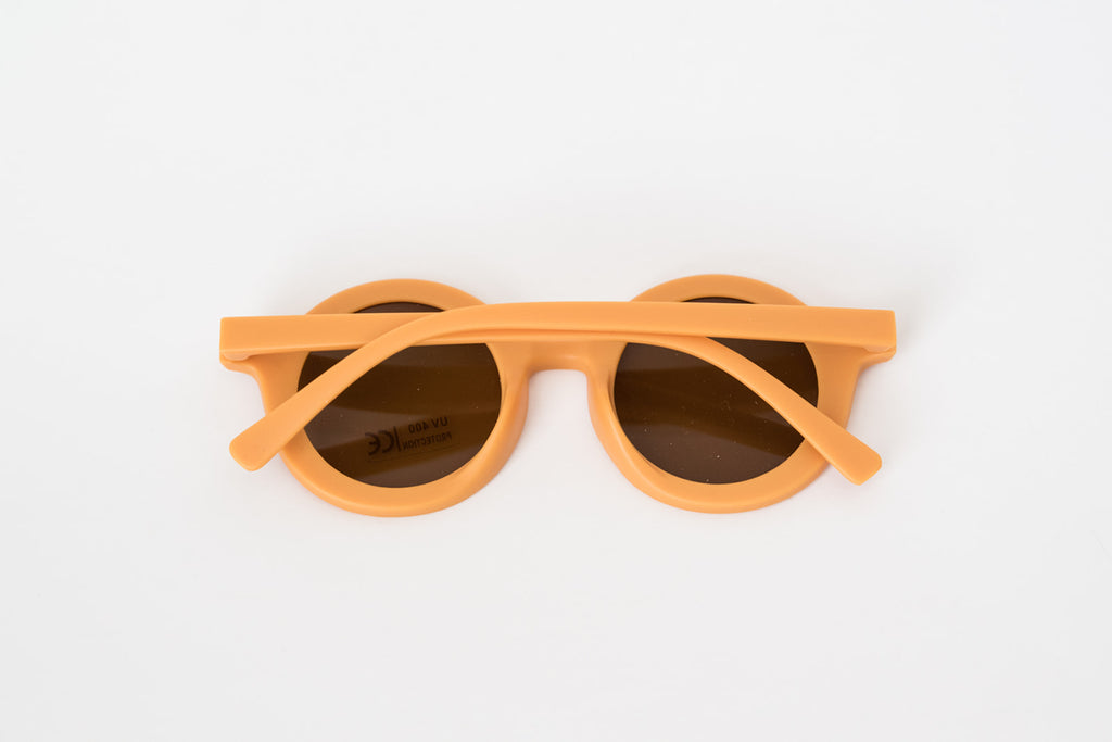 Toddler & Kid Retro Sunglasses - Mustard