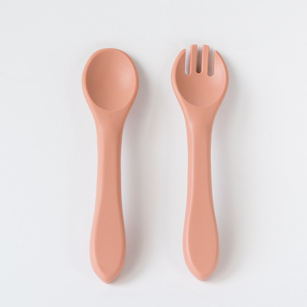 Blush Spoon and Fork Set