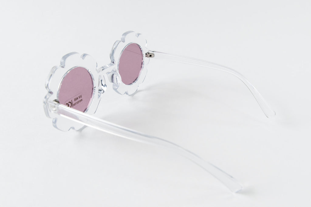 Toddler & Kid Daisy Sunglasses - Clear