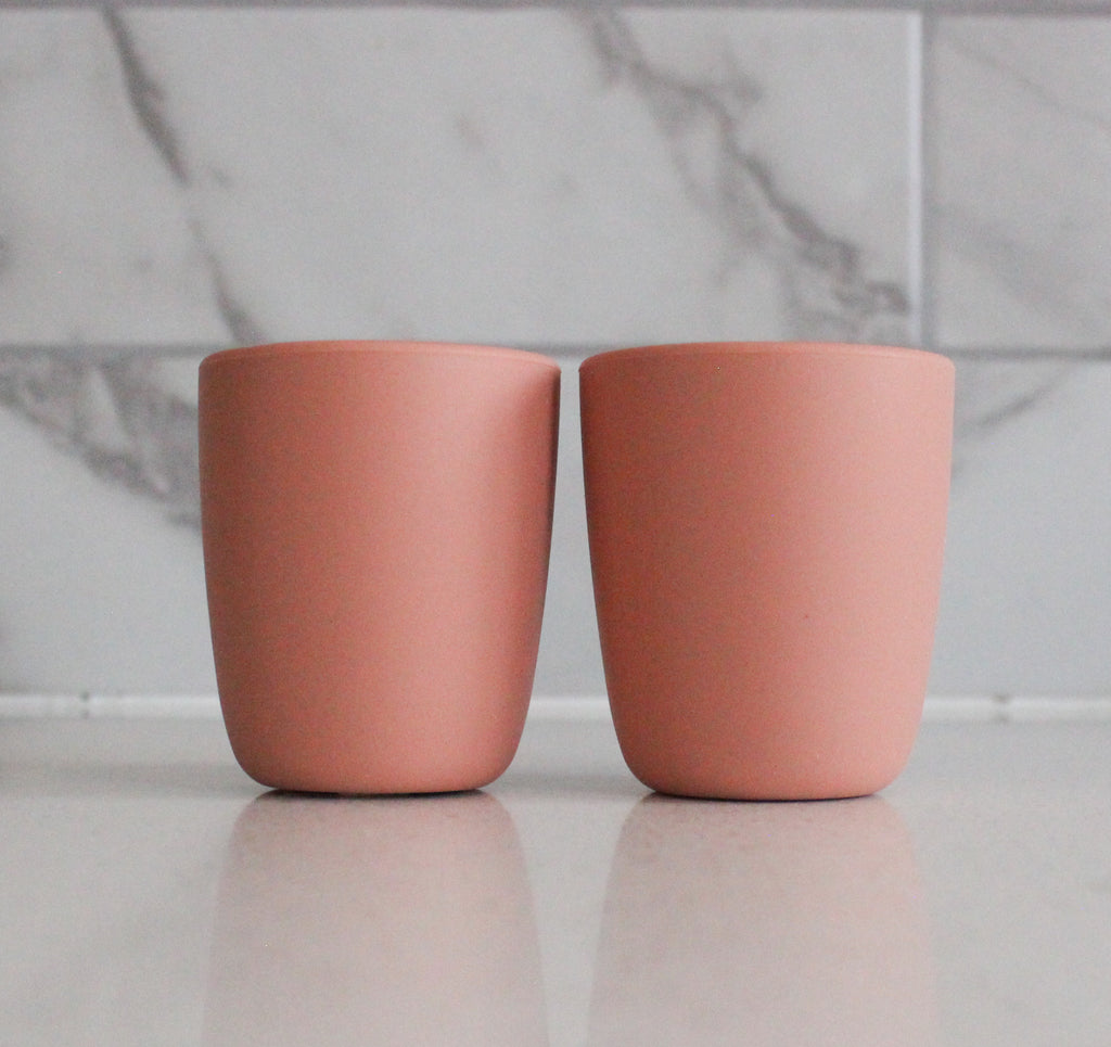 Blush Silicone Toddler Cup (2 Pack)