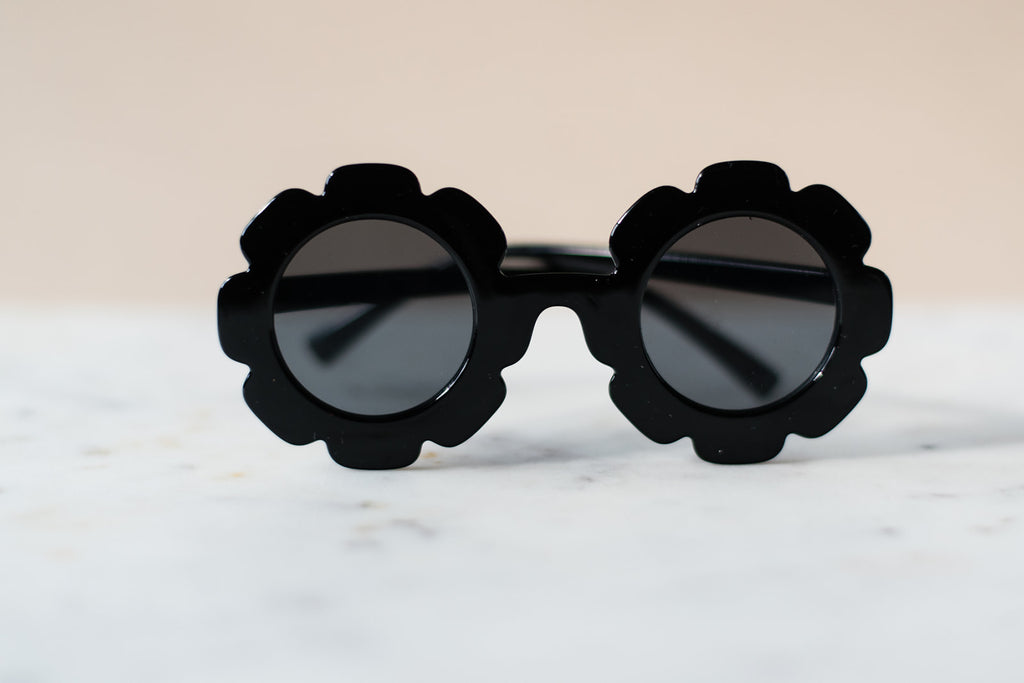 Toddler & Kid Daisy Sunglasses - Black
