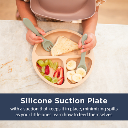 Charcoal Silicone Suction Plate