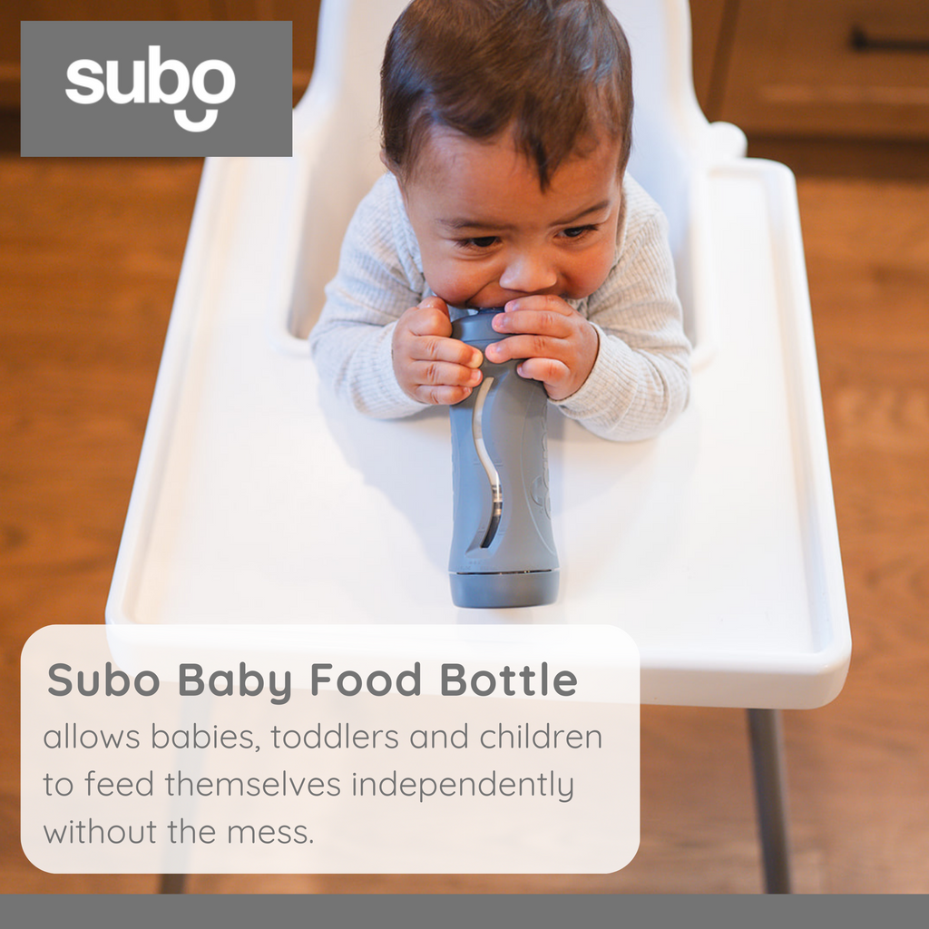 Charcoal Subo Baby Food Bottle Starter Set