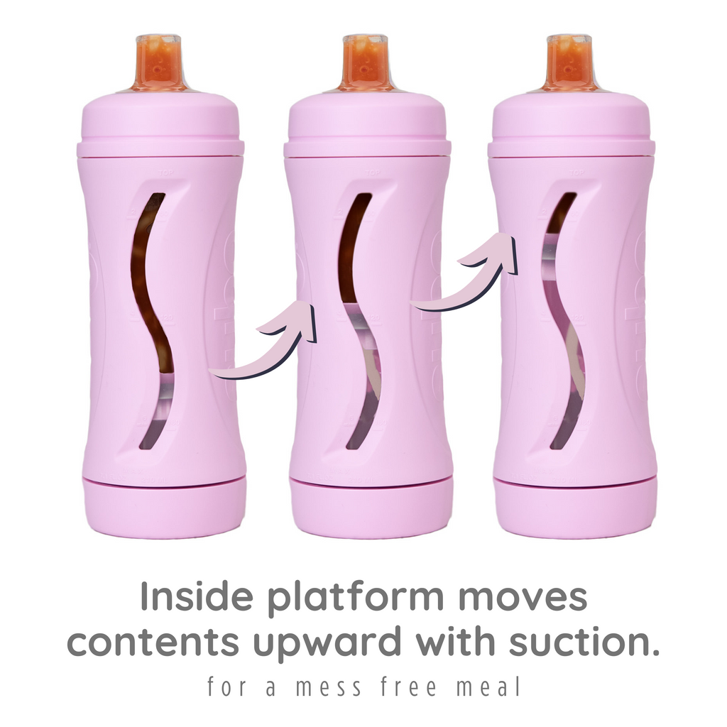 Pink Subo Baby Food Bottle Starter Set