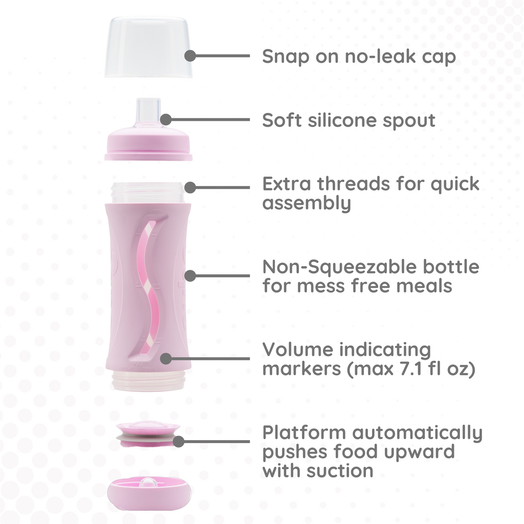 Pink Subo Baby Food Bottle