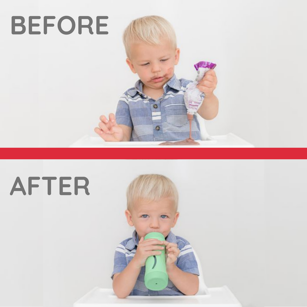 Red Subo Baby Food Bottle