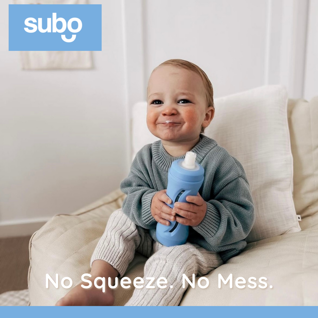 Blue Subo Baby Food Bottle