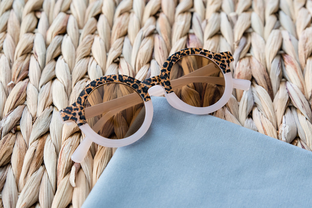 Pink Cheetah Toddler Kid Retro Sunglasses Babeehive Goods