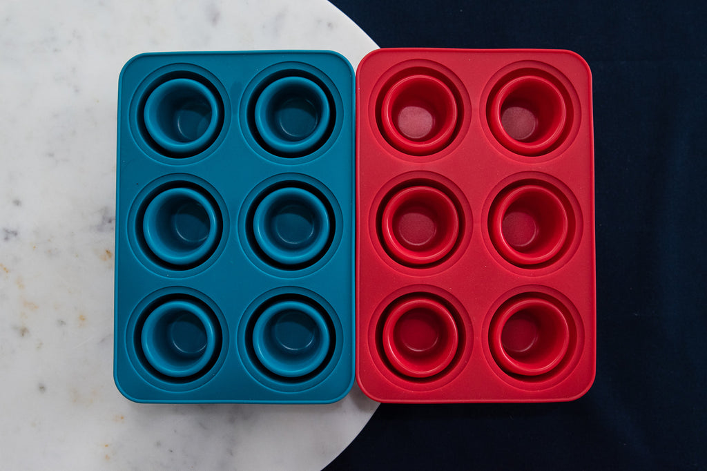 Collapsible Popsicle Molds - Set of 2 (Red & Blue)