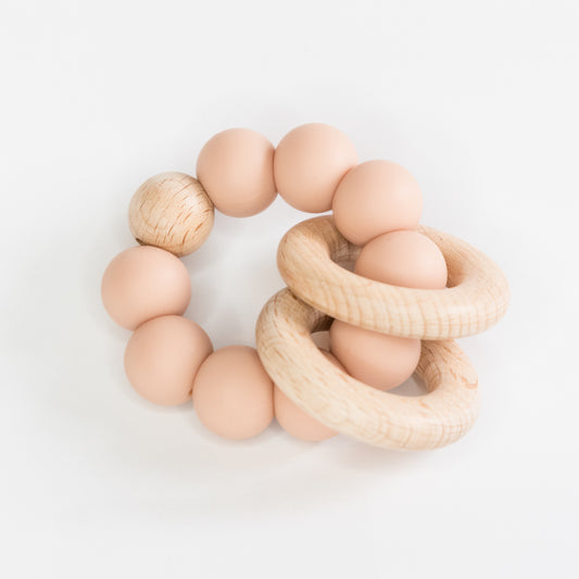 Apricot Teething Ring