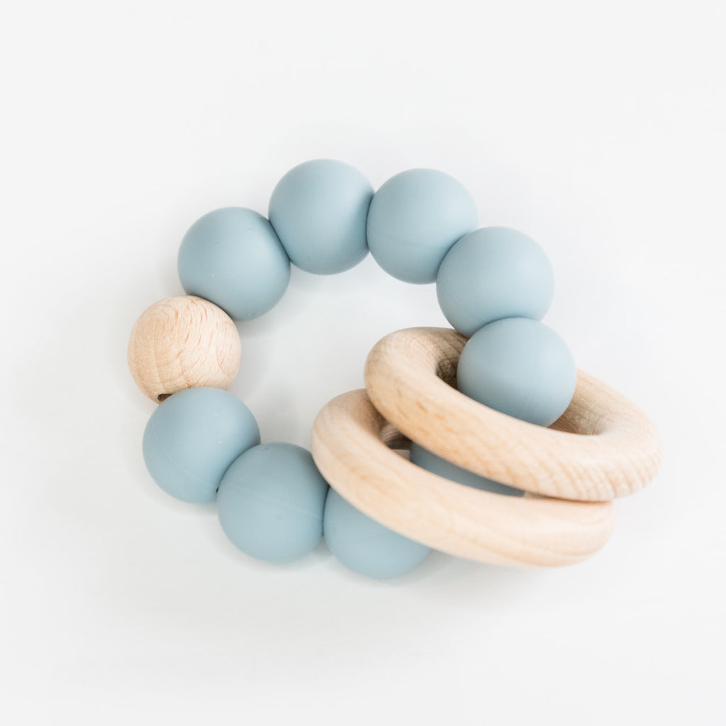 Duck Egg Blue Teething Ring
