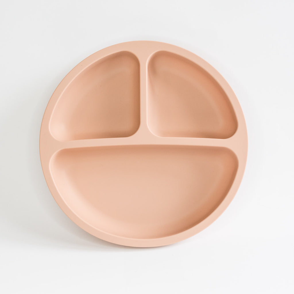 Apricot Silicone Suction Plate