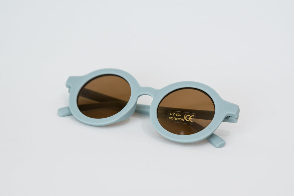 Toddler & Kid Retro Sunglasses - Duck Egg Blue