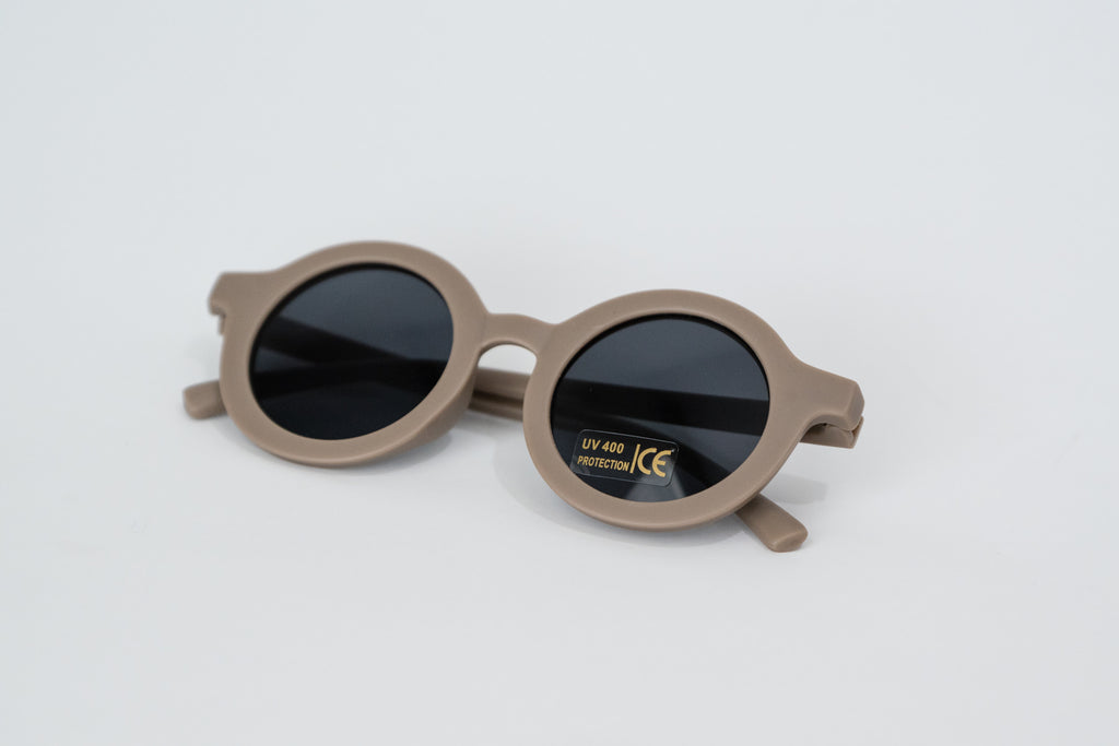 Toddler & Kid Retro Sunglasses - Coffee