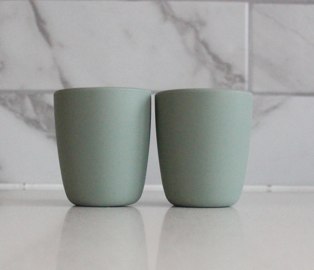 Sage Silicone Toddler Cup (2 Pack)