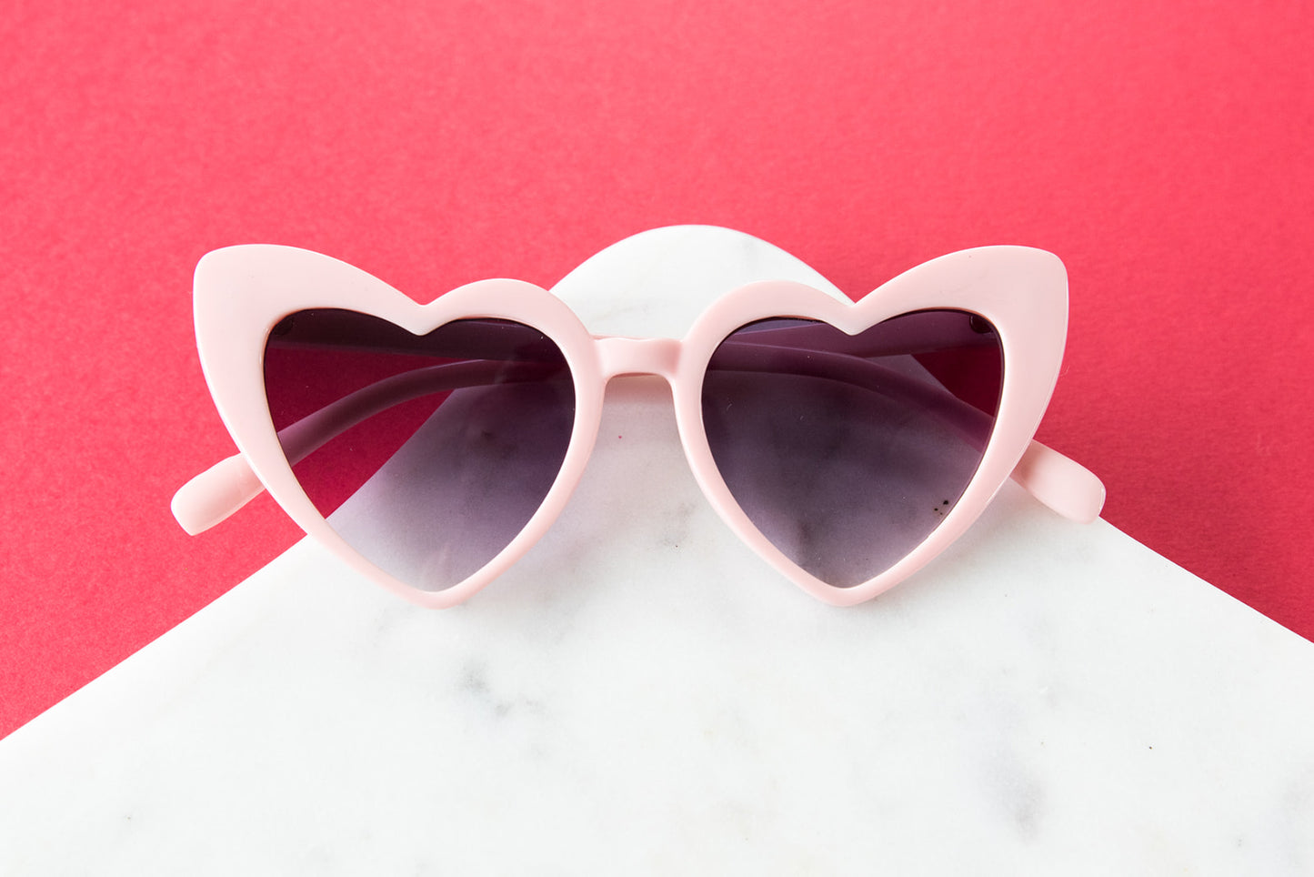 Toddler & Kid Valentines Day Heart Sunglasses - Pink