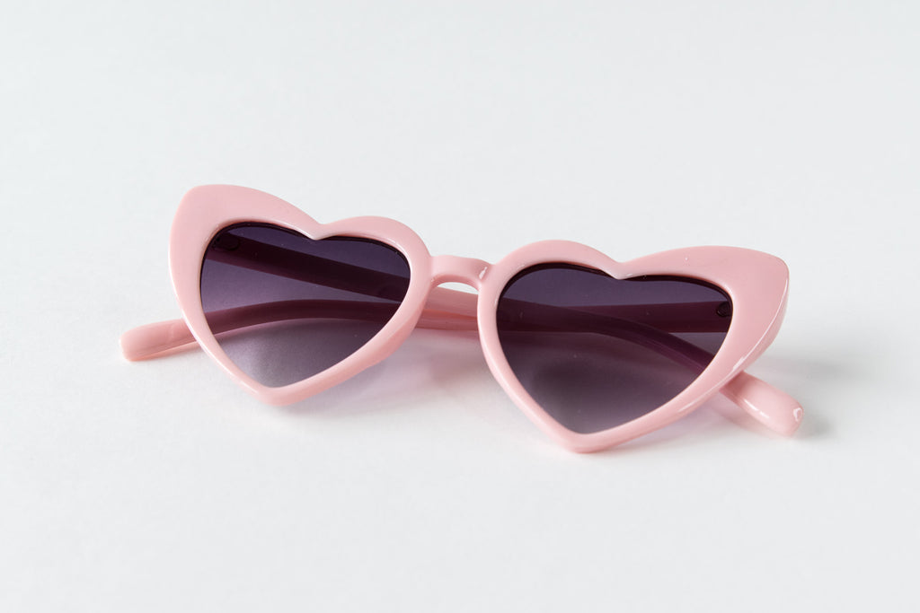 Toddler & Kid Valentines Day Heart Sunglasses - Pink