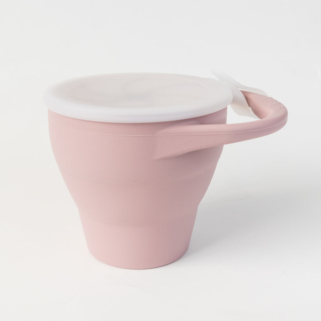 Dusty Rose Collapsible Snack Cup